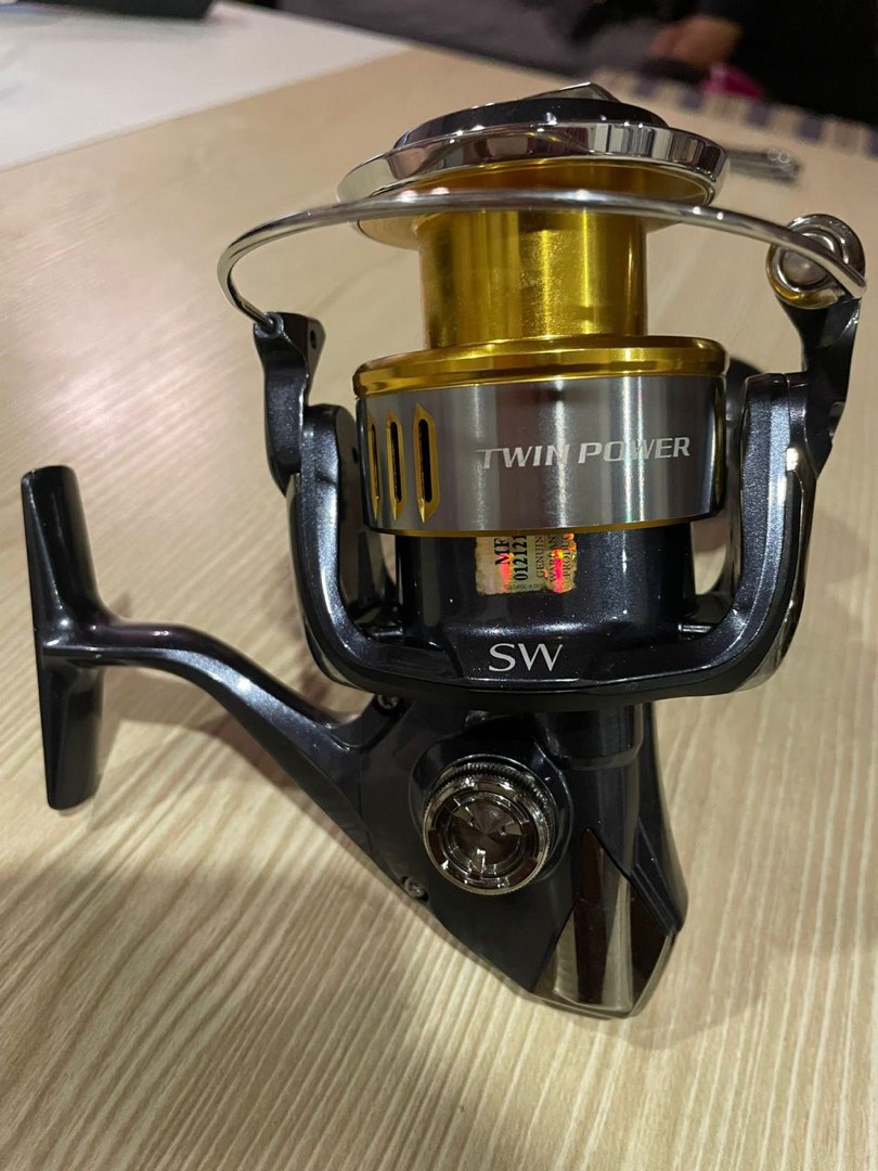 Shimano 15 Twin Power SW 6000HG Spinning Reel fine USED