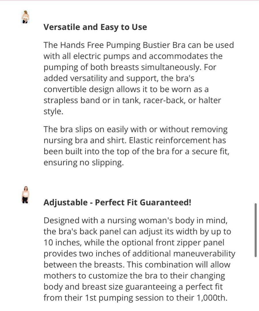 Simple Wishes Hands Free Breast Pump Bra- Black, Women's Fashion, Maternity  wear on Carousell