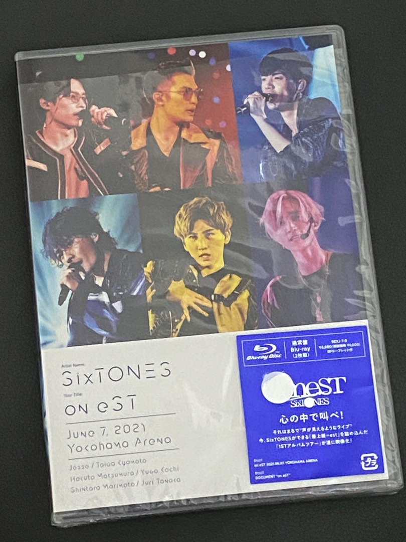 SixTONES OneST日壓藍光通常盤, 興趣及遊戲, 音樂, CD 及DVD在旋轉拍賣