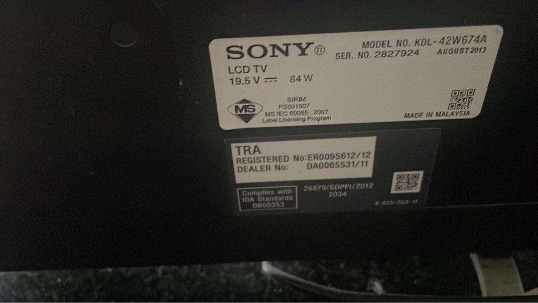 Sony Tv not working, TV & Home Appliances, TV & Entertainment, TV on