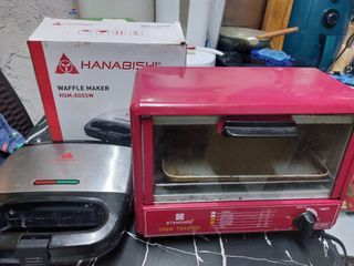 Standard oven toaster and hanabishi waffle maker