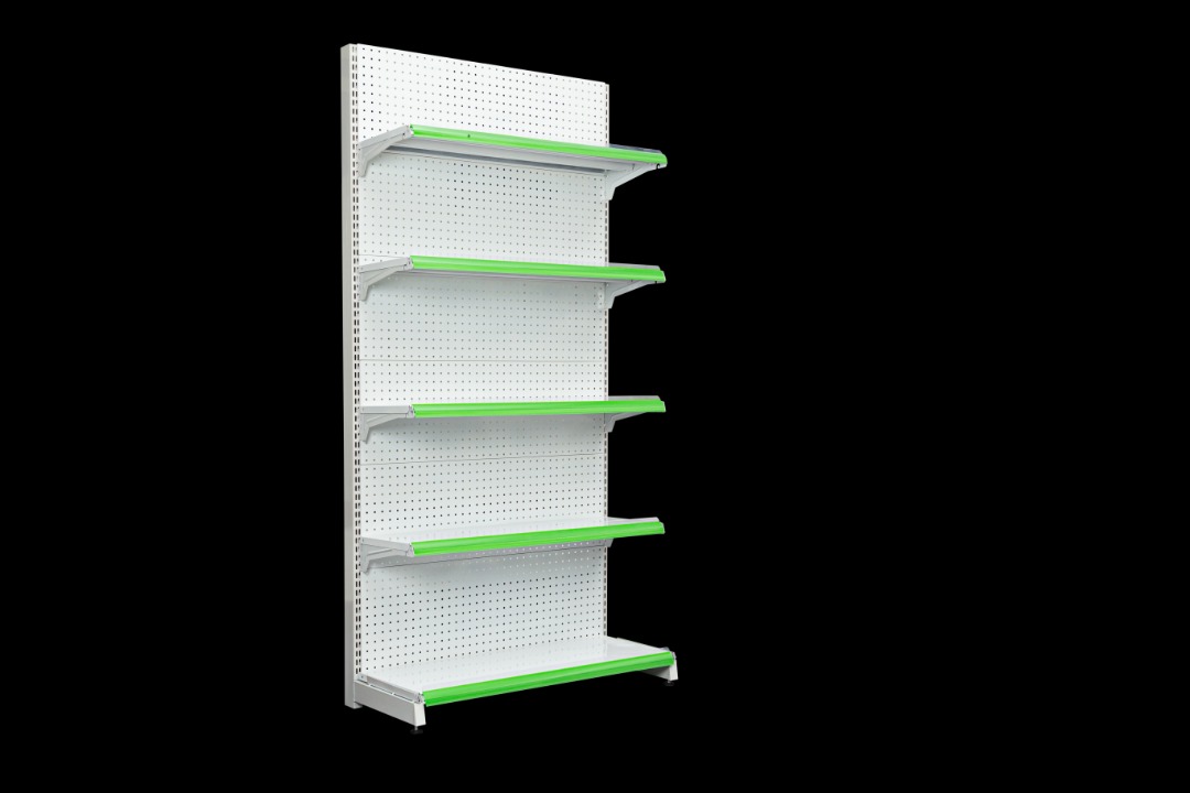 steel racks metal shelves gondola perforated backing, Furniture & Home