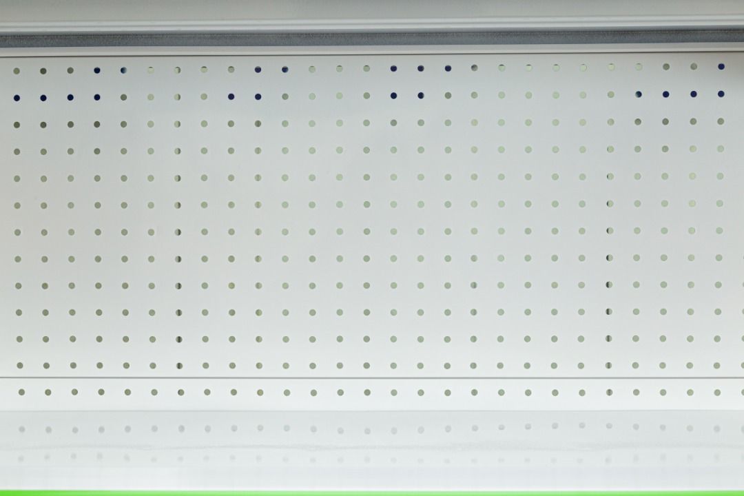 steel racks metal shelves gondola perforated backing, Furniture & Home ...