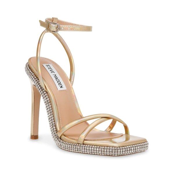 Gold on sale iridescent heels
