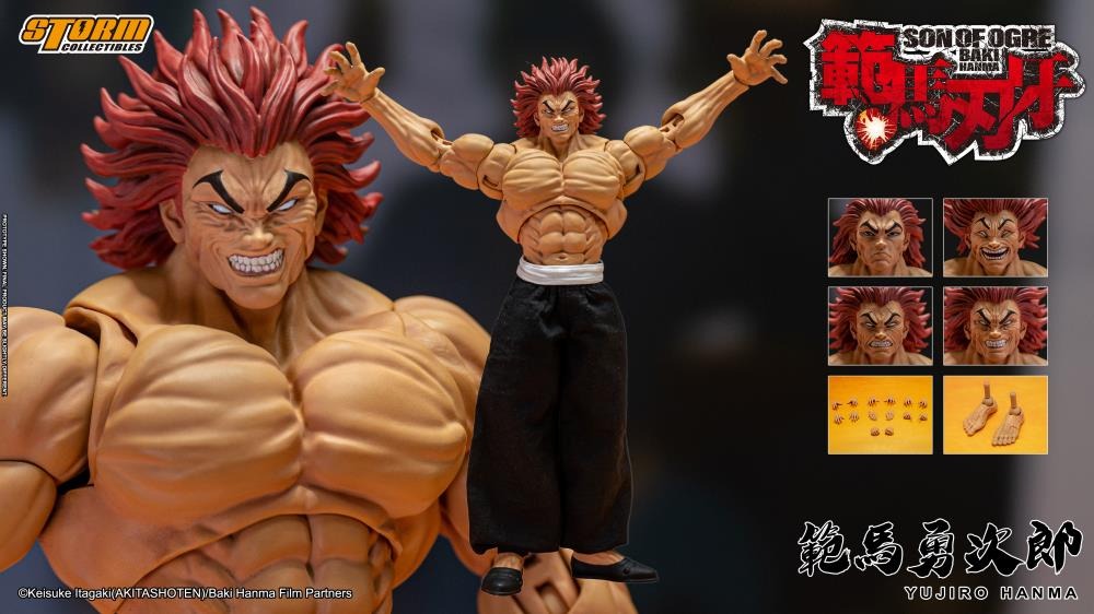 Storm Collectibles YUJIRO HANMA BAKI HANMA SON OF ORGE ACTION FIGURE
