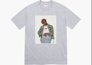 SUPREME PRINTED WASHED SWEATER, Men's Fashion, Tops & Sets 
