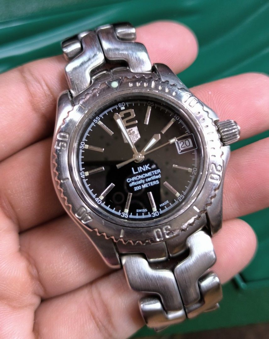 Tag heuer link chronometer officially certified 200 discount meters