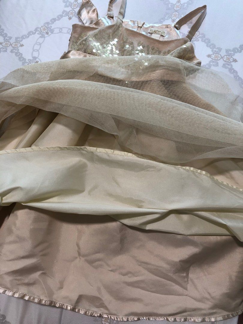 Children's place hotsell rose gold dress