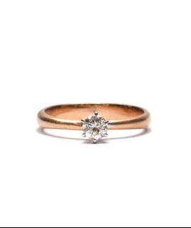 Tiffany style diamond ring