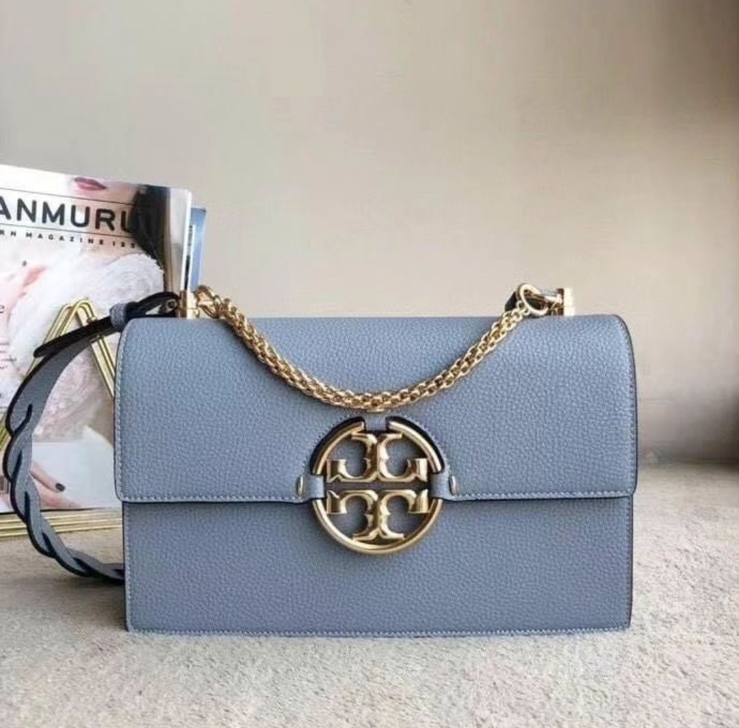 Authentic Tory Burch Miller metal women sling floral bag, Luxury, Bags &  Wallets on Carousell