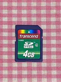 transcend 4gb sd card fir digital camera