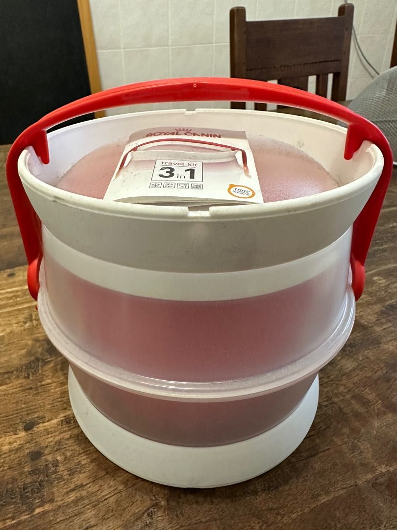 Dog travel kit food shop and water
