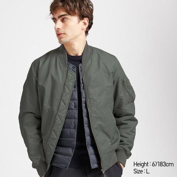 Uniqlo mens bomber jacket store