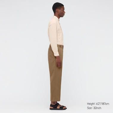 UNIQLO Khaki Cargo Pants Men, Men's Fashion, Bottoms, Jeans on Carousell