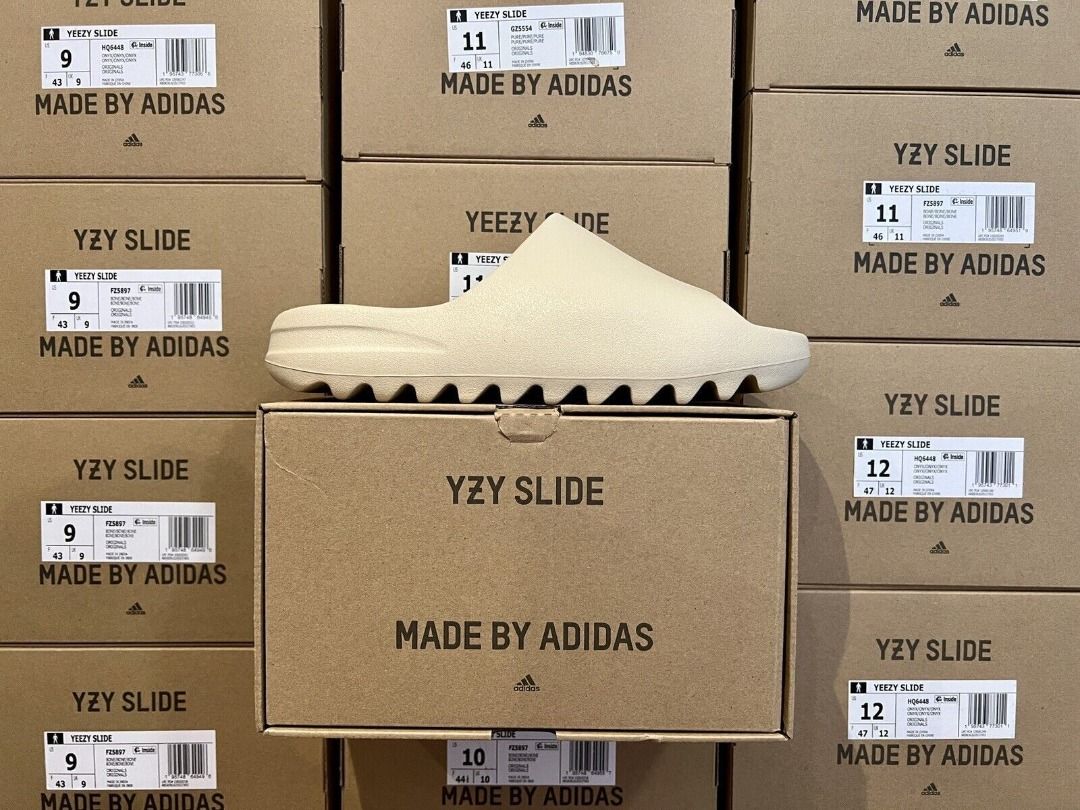 Yeezy slides bone size outlet 6