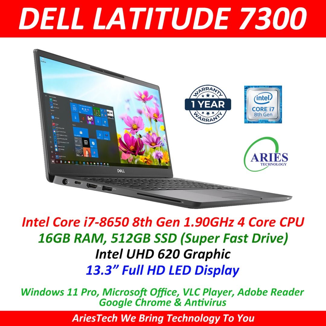 Dell Latitude 7300 オッフィス AutoCAD Adobe