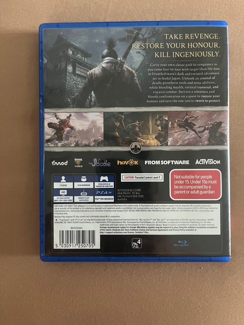 Sekiro shadows die online twice ps4 used