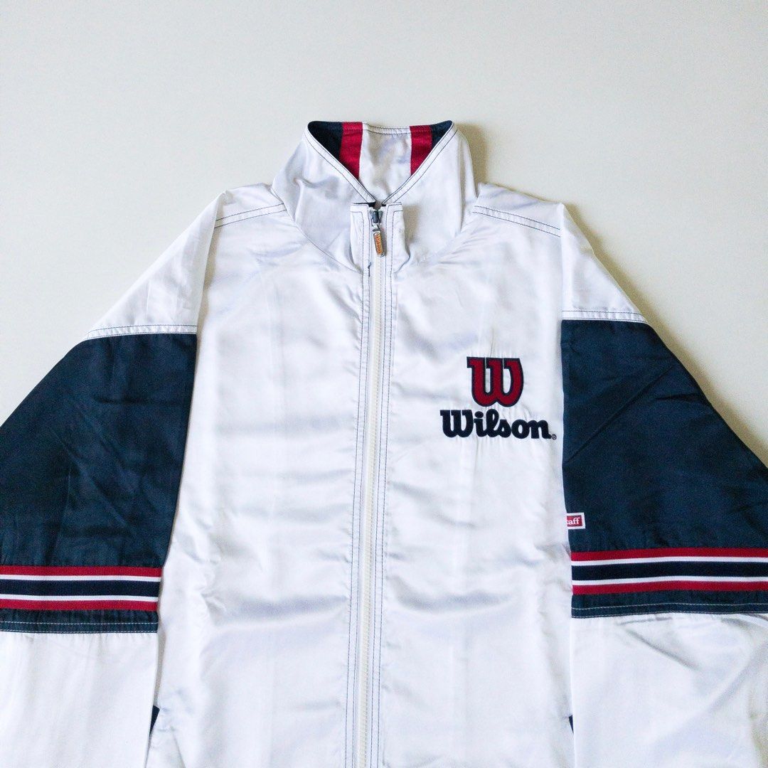 Wilson hooded colorblock windbreaker on sale