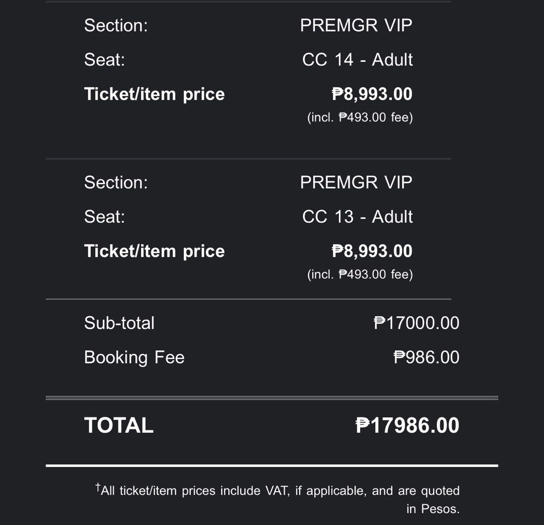 VIP HAMILTON TICKETS FOR TWO Tickets Vouchers Event Tickets