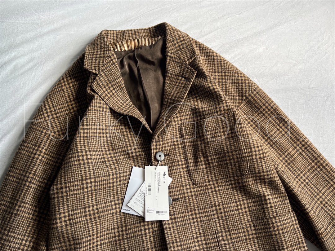 Visvim 21aw Falkland Blazer (Tweed), 男裝, 外套及戶外衣服- Carousell