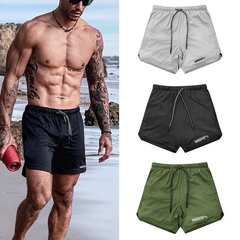 VQ Men Sports Shorts Mesh Quick-drying Breathable Casual Jogging Training Fitness  Plus Size Pants Sweatpants For M L XL XXL XXXL, Men's Fashion, Bottoms,  Shorts on Carousell