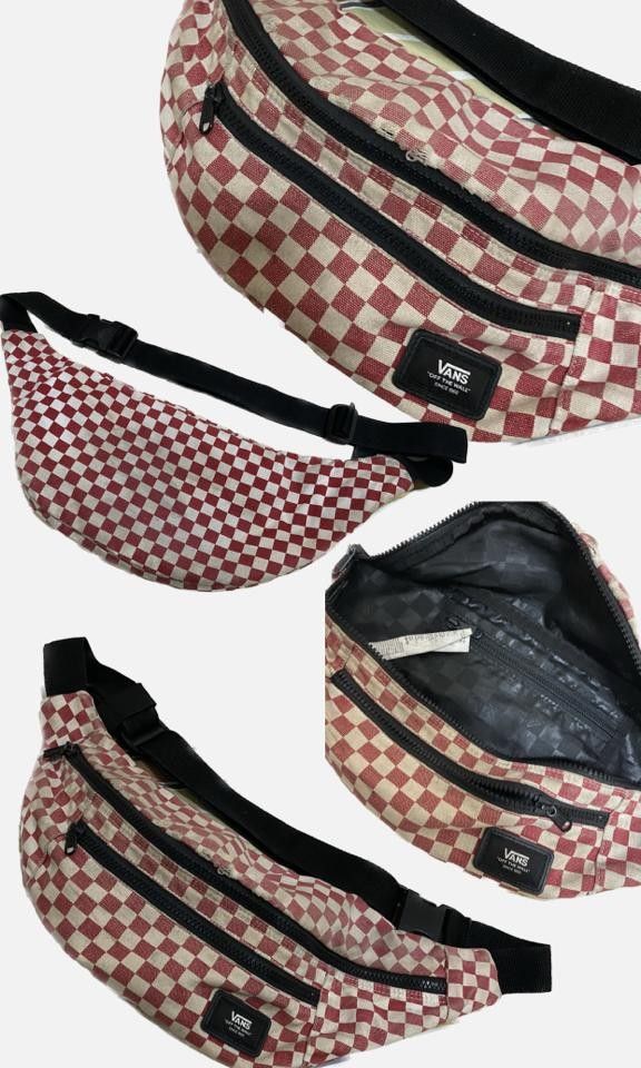 Waist bag Vans CHECKERBOARD Fesyen Pria Tas Dompet Tas