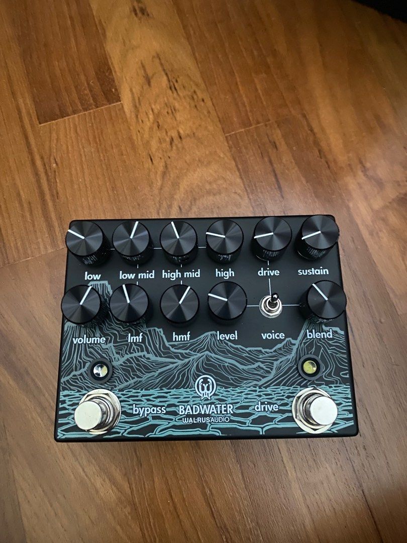 Walrus Audio Badwater Bass Preamp D.I. Guitar Effects Pedal, Hobbies