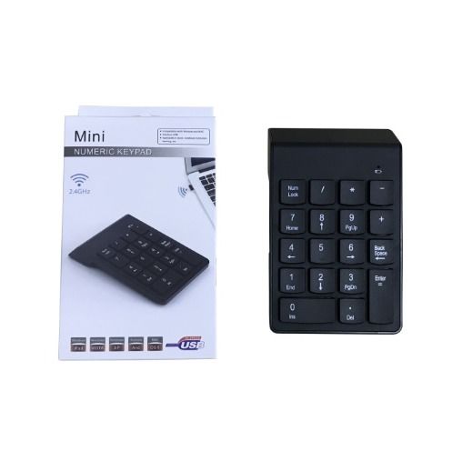 wireless keyboard Numeric Keypad Mini Number Pad Numpad 18 Keys ...