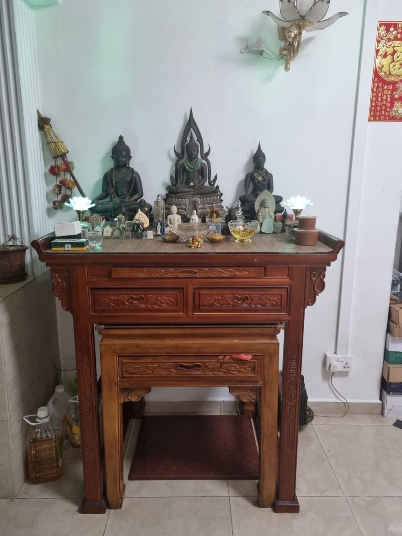Wooden Praying Table, Furniture & Home Living, Furniture, Tables & Sets ...