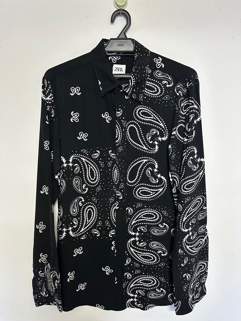 Zara Batik, Men's Fashion, Tops & Sets, Formal Shirts on Carousell