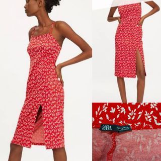 Zara  Floral Midi Dress