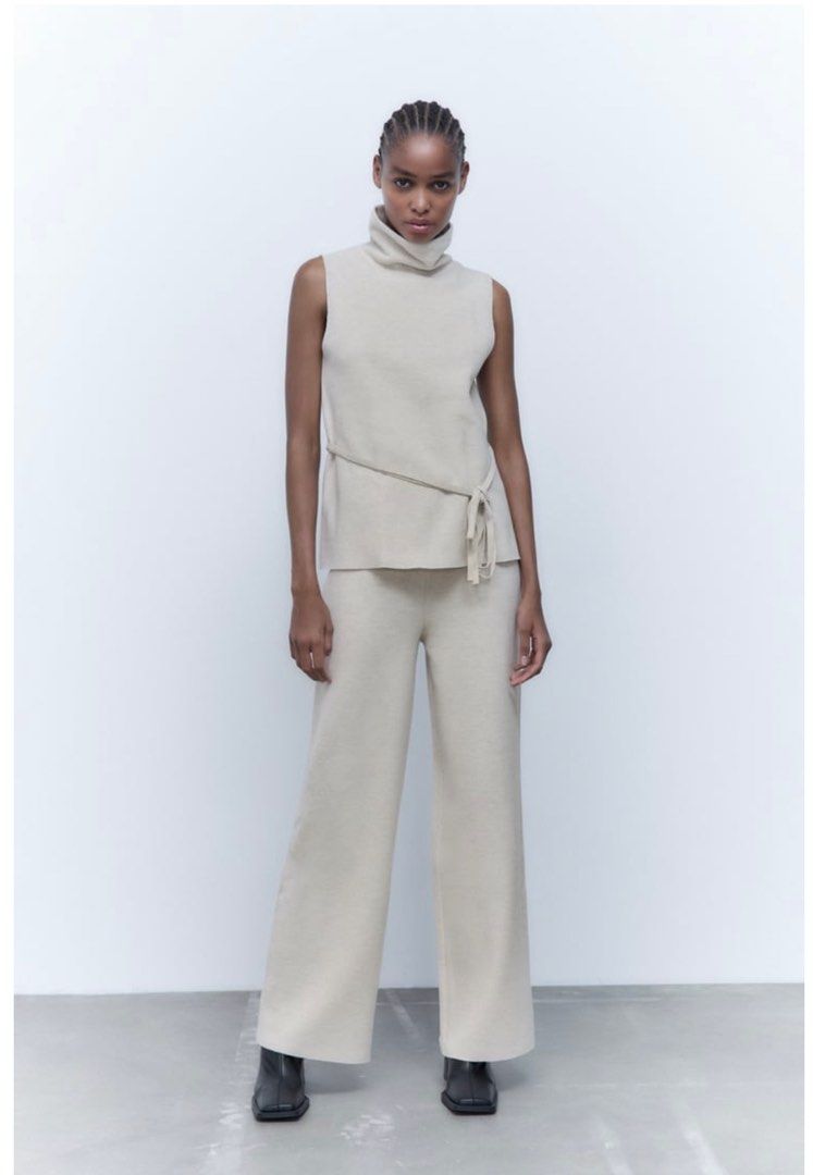 Zara sleeveless turtleneck deals