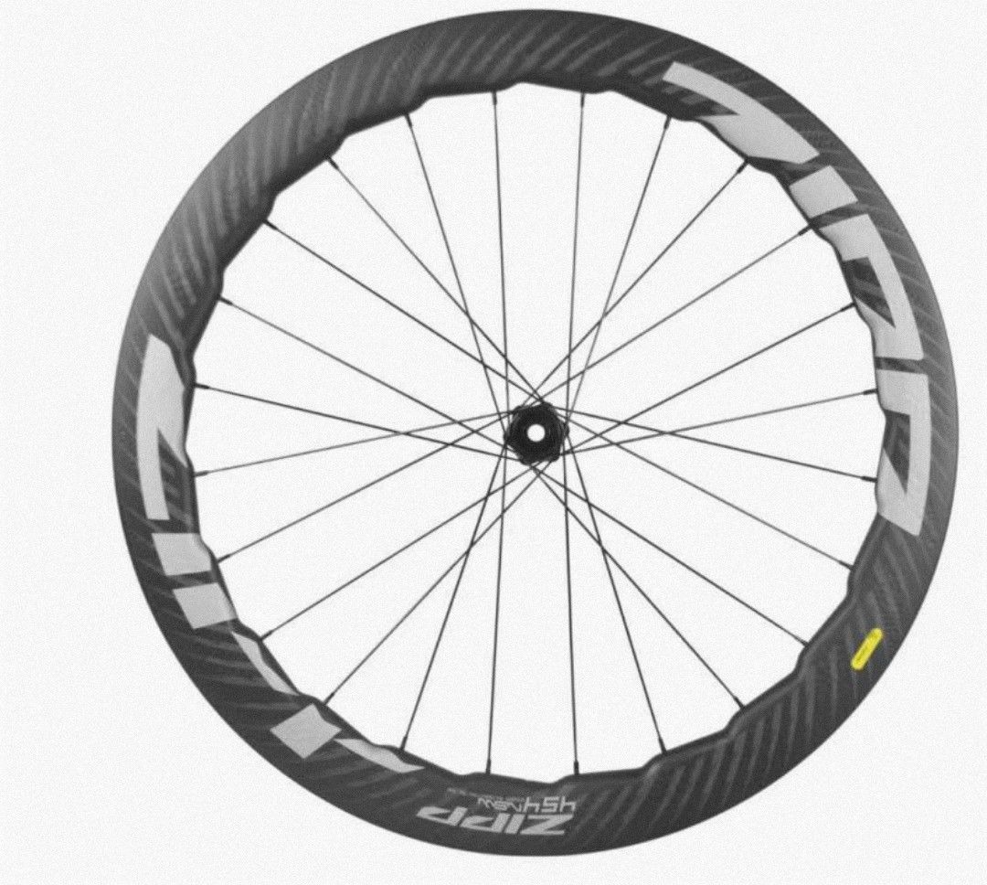 Zipp 454 Road bike /fixie /fixed gear carbon wheelset, Sports Equipment