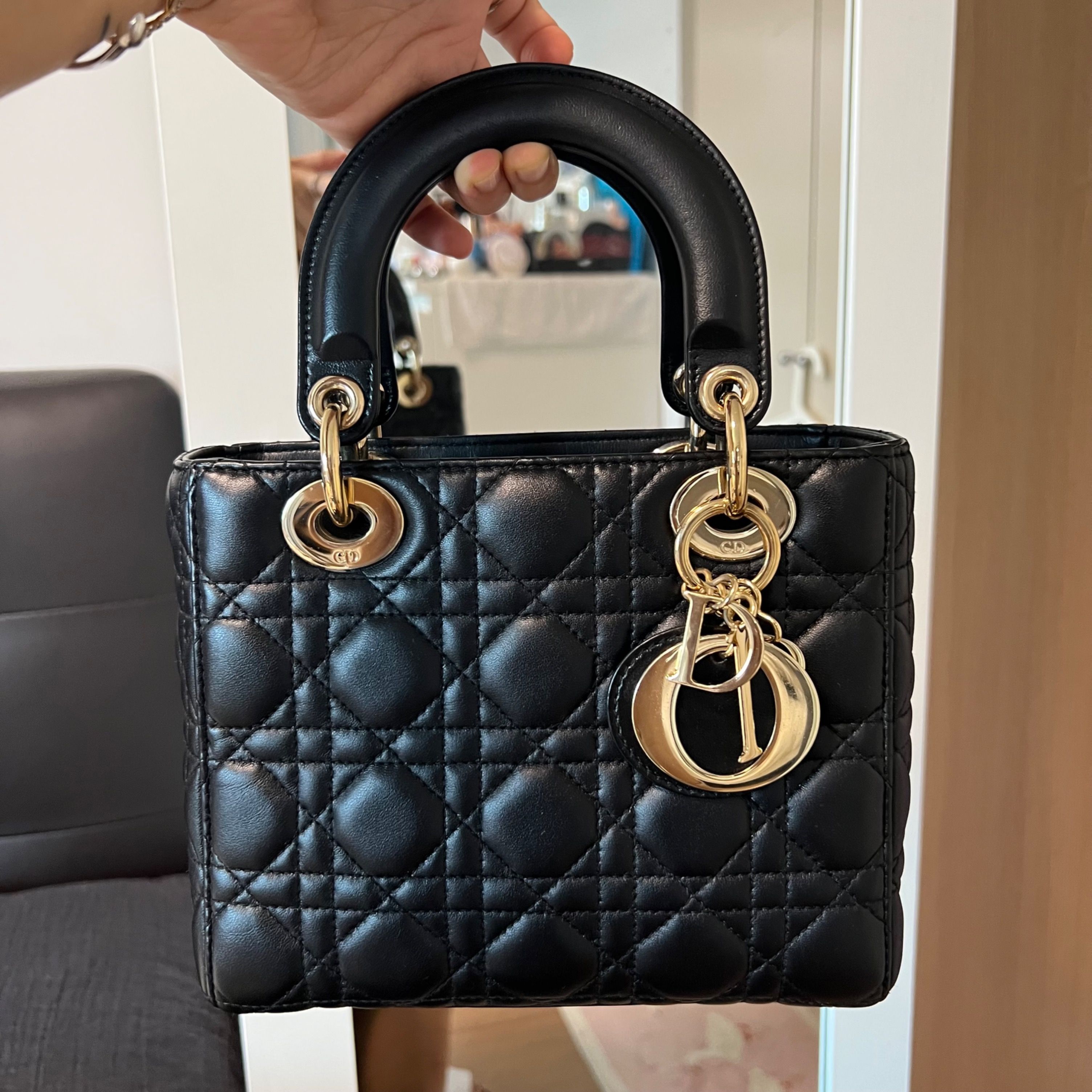 Authentic Christian Dior Medium Lady Dior Bag, Luxury, Bags & Wallets on  Carousell