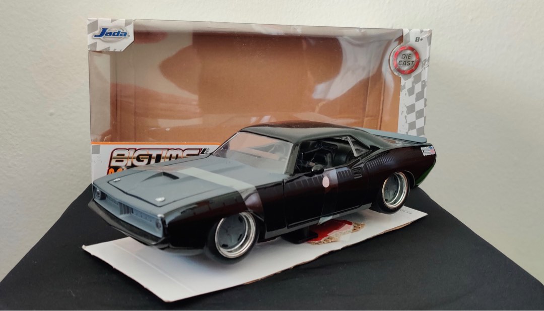 1973 Plymouth Barracuda Model Car Toy (1:24), Hobbies & Toys, Toys & Games  on Carousell