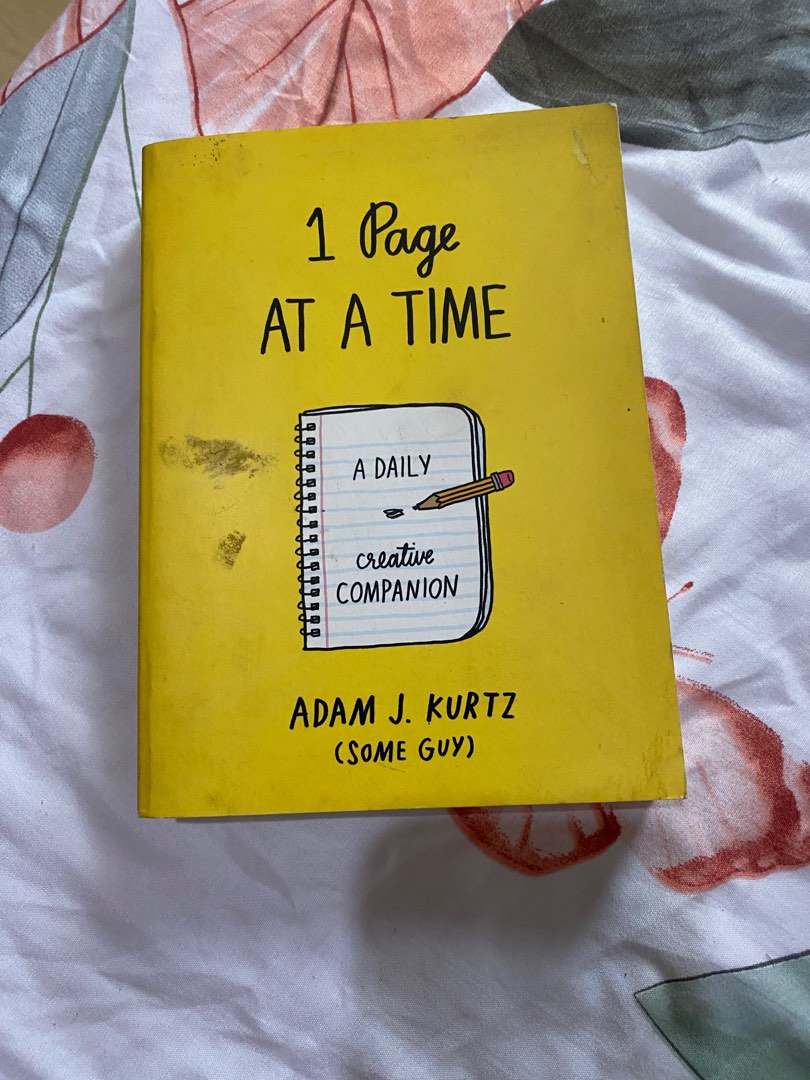 1 Page at a Time by Adam J. Kurtz on Carousell