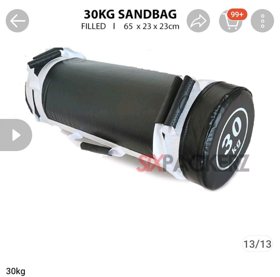 30KG Sand Bag Sports Equipment Exercise Fitness Weights