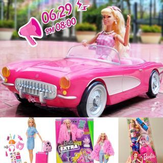 ❤️台南 芭比 限量 跑車 正版 電影版 芭比娃娃 娃娃 汽車 小汽車 小跑車 車 芭比