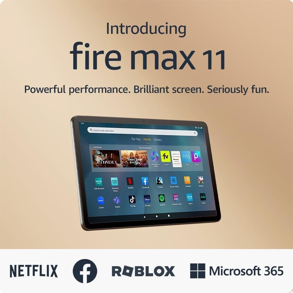 最新! 亞馬遜Amazon Fire Max 11(13th Gen, 2023 release) tablet, 4GB