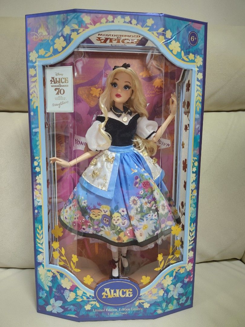 日版 Disney 迪士尼 alice in wonderland 愛麗斯 愛麗絲 70週年 70th 限量 絕版 figure 人偶 ...