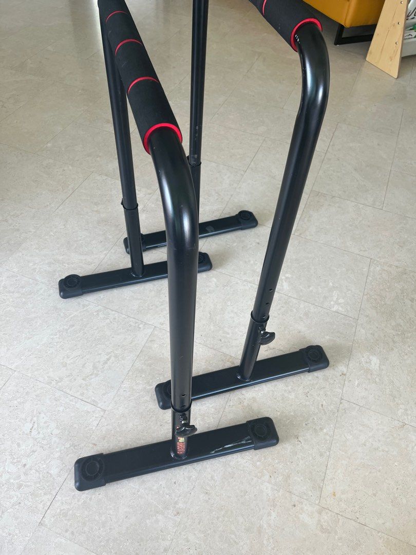 Adjustable dip bars Decathlon, Sports Equipment, Exercise & Fitness