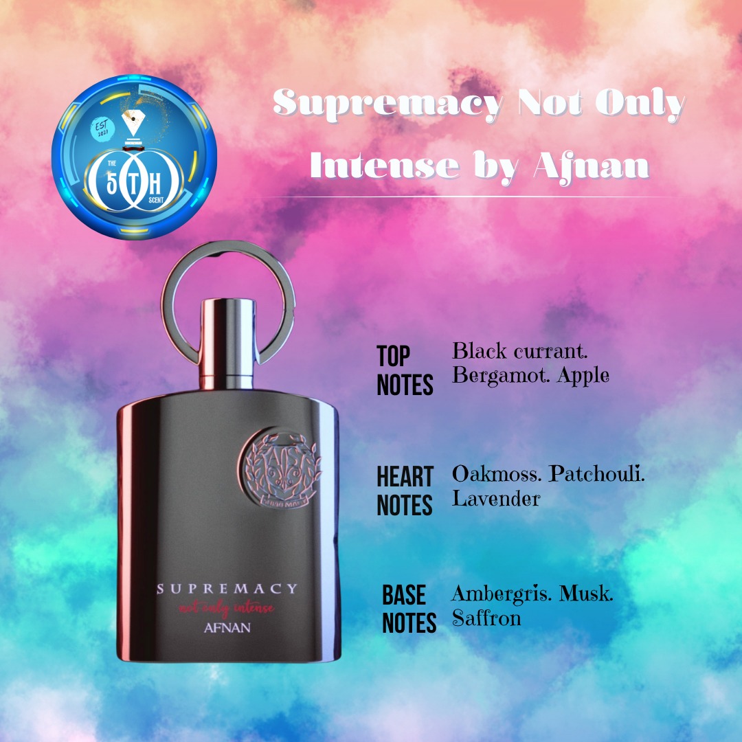 Afnan Supremacy Not Only Intense(Creed Aventus Alternative) (10ml, 5ml, 3ml and 2ml) DECANT on