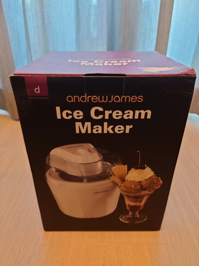 Andrew James Ice Cream Maker, 家庭電器, 廚房電器, 雪糕機 Carousell
