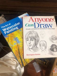 Art books watercolor drawing anyone can draw