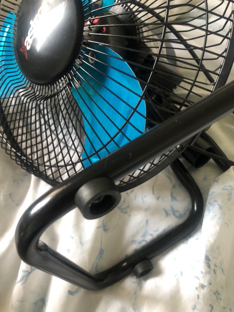 Astron MIRAGE Industrial Floor Fan 10" Metal Blade 45W (Blue