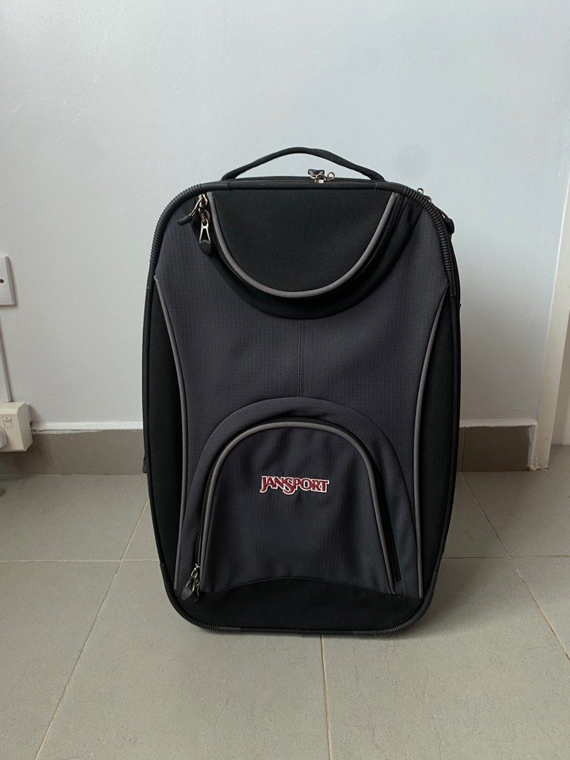 Authentic Jansport Rolling Luggage, Hobbies & Toys, Travel, Luggages on