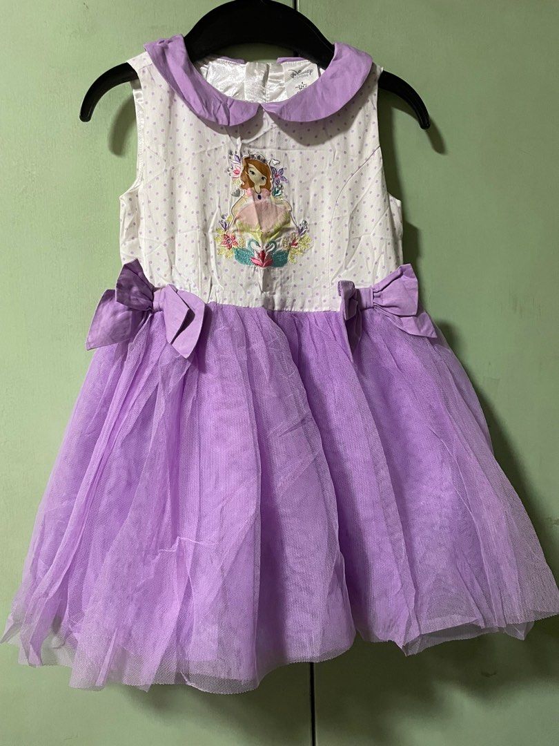 Authentic Sophia the first party dress (Category: Babies & Kids Fashion) located in Quezon City. Submitted by decluttermommee (Listing ID 1245162890, Image 1). Description: Size 4T .