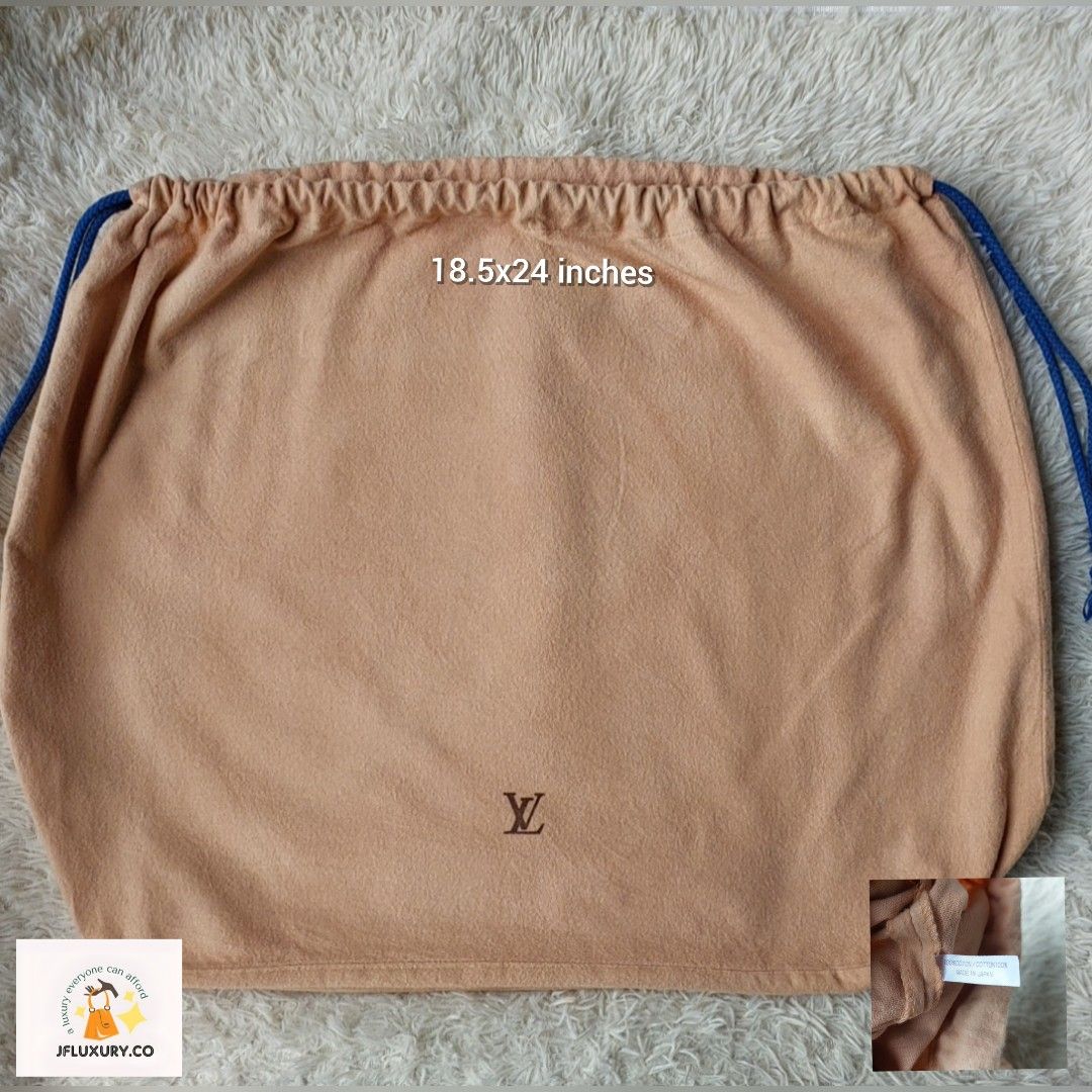 Authentic Louis Vuitton Dustbag Dust Bag Drawstring, Luxury, Bags & Wallets  on Carousell