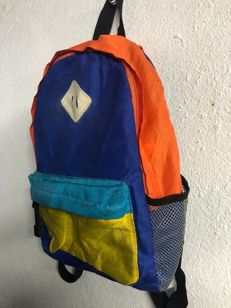 90s primary color sales backpack