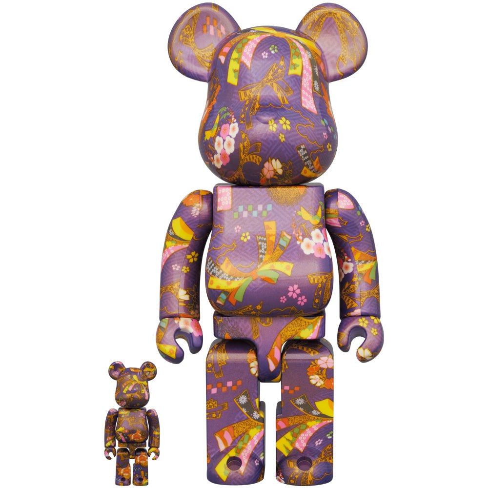 預訂》BEARBRICK 千代紙弐100% & 400%, 興趣及遊戲, 玩具& 遊戲類